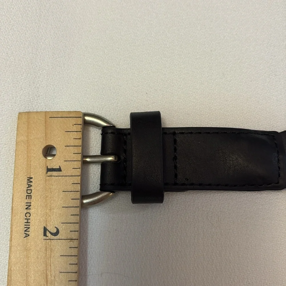 Black Braided Women’s Belt- Excellent Condition- S/ M (30-32) see measurements